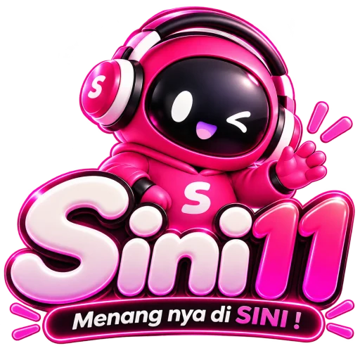 Maskot dan logo SINI11 untuk online gaming